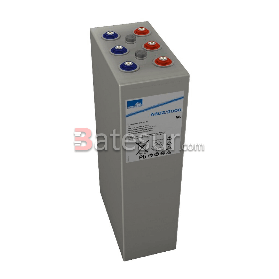 Batería estacionaria GEL Sonnenschein A602/2200 2V – 2190Ah -2V 16 OPzV 2000 | A602/2600 Solar