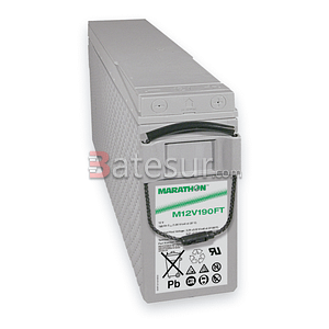 Batería AGM M12V155 FT - 12V 190Ah (193Ah-C8) - M-M6-90°