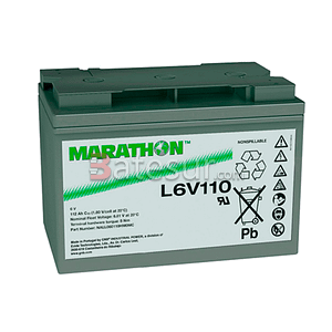 Batería AGM L6V110 HB - 6V 112Ah (122Ah-C20) - M-8M